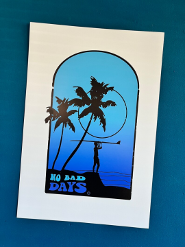 NO BAD DAYS ® Dusk Poster Wall Art